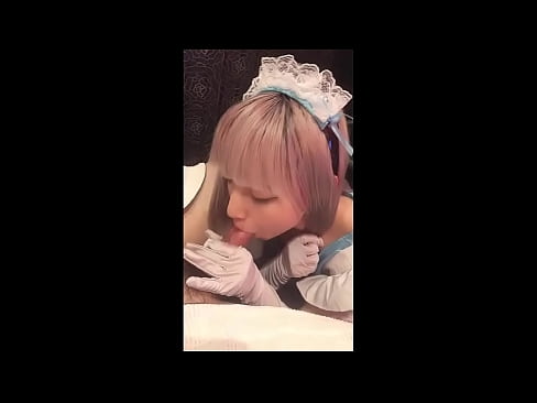 ❤️ Japāņu elks [mayuka], franču kalpones tērps, 1. daļa, minets un džerkstēšana ar losjonu ❤ Porno fb pie mums ﹏